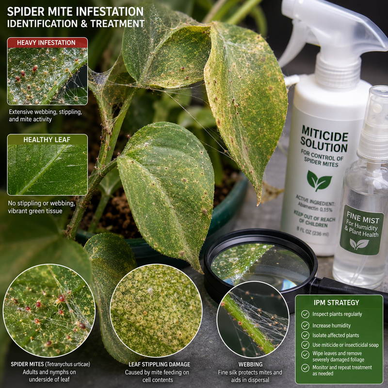 How to Treat Spider Mites on Houseplants